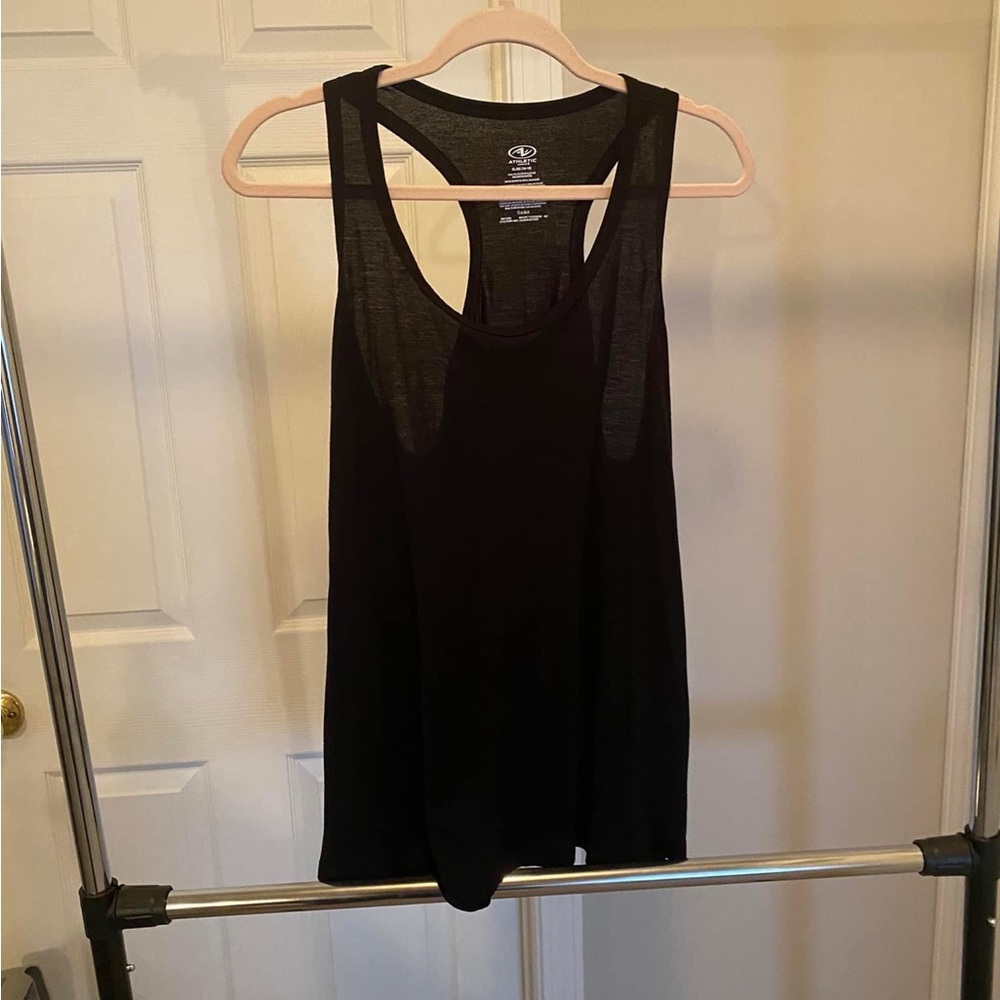 Black athletic tank